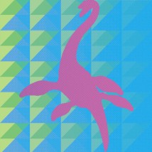 80's Dinosaur - Fabric Pattern