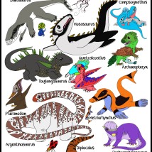 Chomp - Dinosaurs Poster